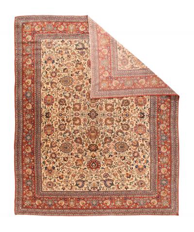 Fine Antique Persian Kashan Rug 10 11 x 14 0 