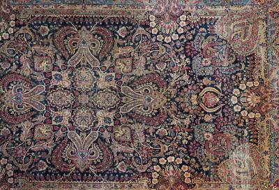 Fine Antique Persian Kerman Rug 11 9 x 20 5 