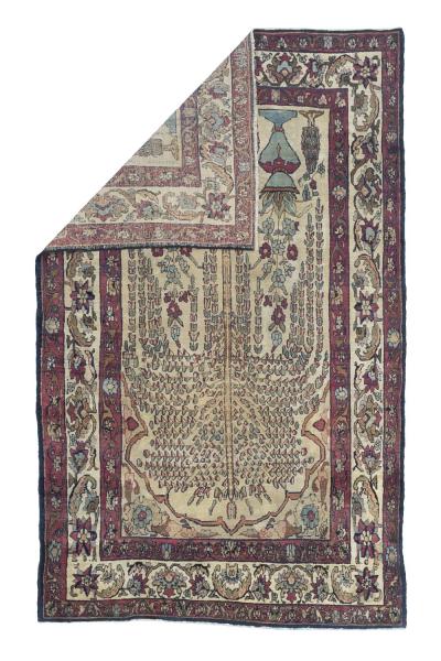 Fine Antique Persian Lavar Kerman Rug 4 1 x 6 8 