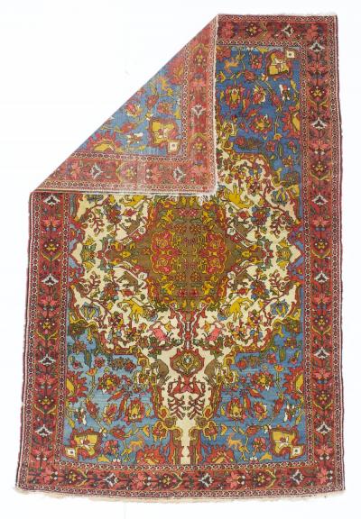 Fine Antique Persian Malayer Rug 46 x 70 