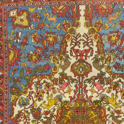 Fine Antique Persian Malayer Rug 46 x 70 