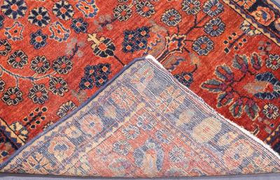 Fine Antique Persian Mohajeran Sarouk Rug 25 x 49