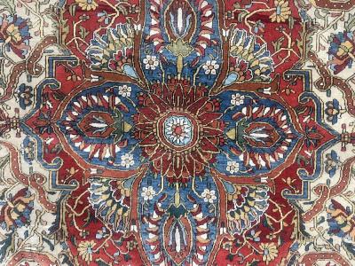 Fine Antique Persian Mohtasham Kashan Wool Rug 4 5 x 7 9 