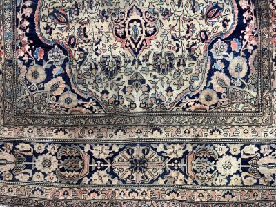 Fine Antique Persian Mohtasham Kashan Wool Rug 43 x 6 x 9 