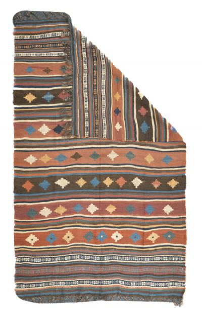 Fine Antique Persian Qashqai Kilim Rug 5 5 x 8 2 