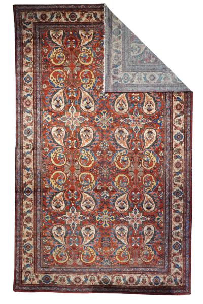 Fine Antique Persian Sultanabad Mahal Rug 10 3 x 16 10 