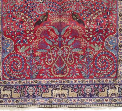 Fine Antique Persian Tabriz Rug 5 10 x 8 10 