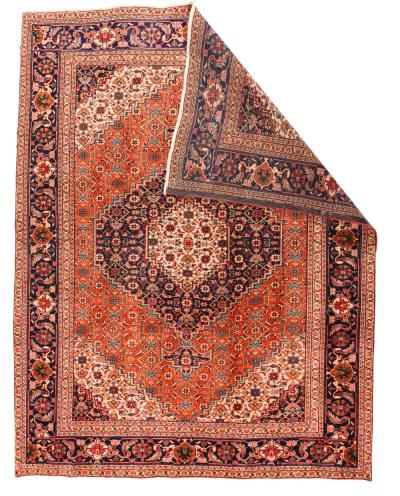 Fine Antique Persian Tabriz Rug 7 4 x 9 7 