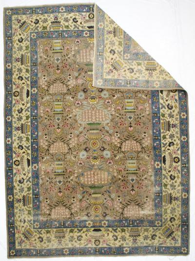 Fine Antique Persian Tabriz Vase Design Rug 83 x 11 x 5 