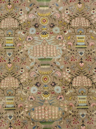 Fine Antique Persian Tabriz Vase Design Rug 83 x 11 x 5 