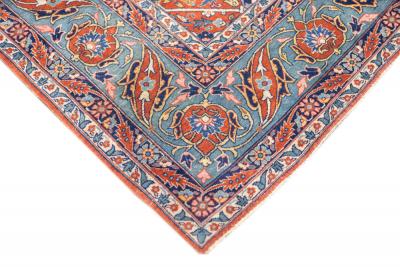 Fine Antique Persian Tehran Rug 8 8 x 11 10 
