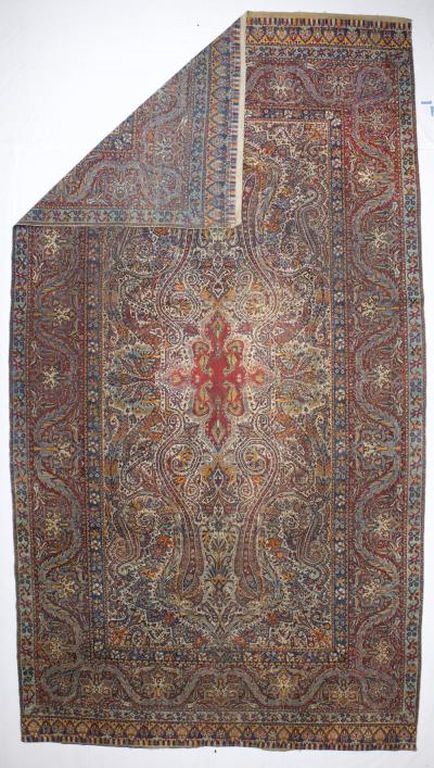 Fine Antique Persian Yazd Rug 8 10 x 16 0 