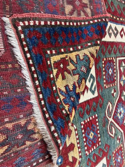 Fine Antique Sevan Kazak Rug 5 5 x 7 9 