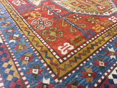 Fine Antique Sevan Kazak Rug 5 9 x 7 7 
