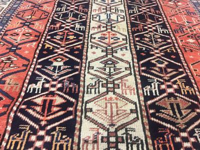 Fine Antique Shirvan Prayer Rug 3 3 x 5 10 