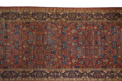 Fine Antique Tabriz Rug 7 8 x 17 4 