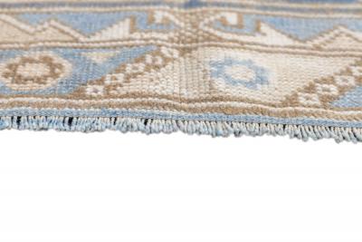 Fine Antique Turkish Oushak Wool Rug 6 6 x 9 7 