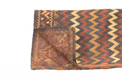 Fine Antique Turkmen Bag 10 x 111
