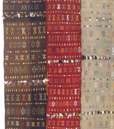 Fine Antique Uzbek Kilim Rug 5 9 x 10 0 