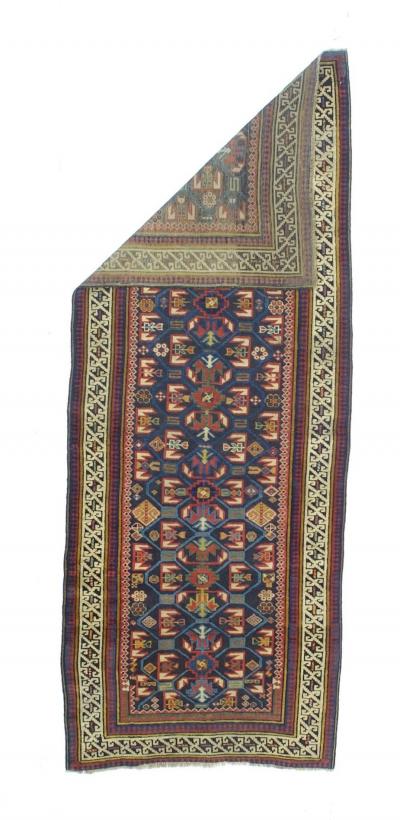 Fine Antique Zeyhur Sumak Rug 3 2 x 8 1 