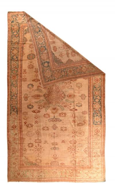 Fine Antique Ziegler Mahal Rug 11 10 x 20 7 