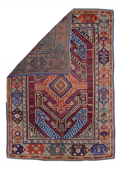 Fine Early Anatolian Bergamo Rug 7 1 x 10 1 