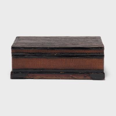 Finely Woven Lacquered Trunk