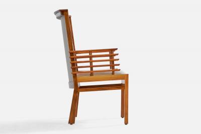 Finnish Designer Armchairs with Walnut Fabric Finland 1950s