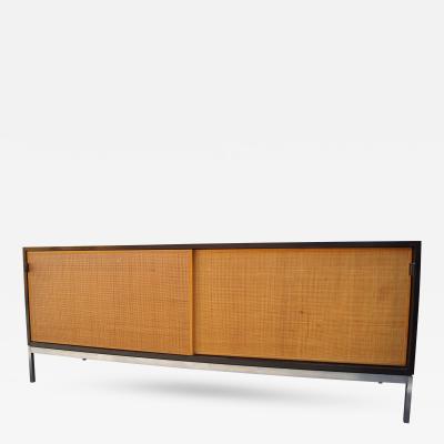 Florence Knoll Cabinet with Cane Doors by Florence Knoll