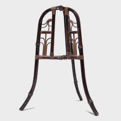 Folding Bamboo Hat Stand
