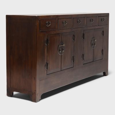 Four Door Walnut Coffer