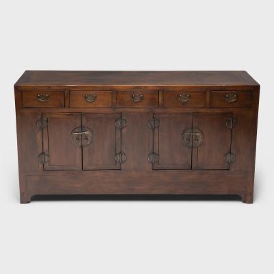 Four Door Walnut Coffer