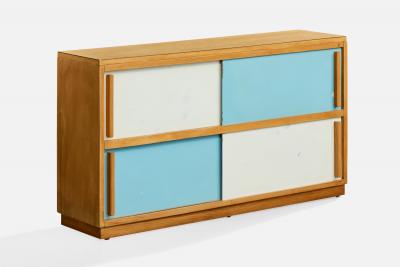 French Designer Cabinets in Wood France 1950s