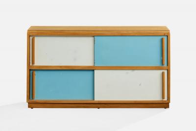 French Designer Cabinets in Wood France 1950s