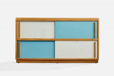 French Designer Cabinets in Wood France 1950s