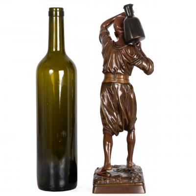 French Orientalist Sculpture Aguador Louis Hiolin