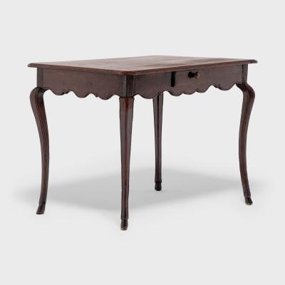 French Provincial Tea Table with Drawer