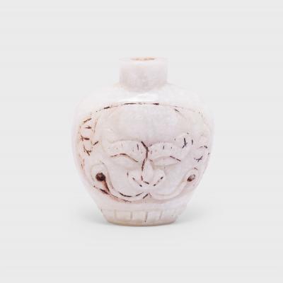Fu Dog Stone Snuff Bottle