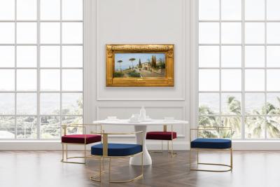 GEORGE FISCHHOF Landscape View of Naples George Fischhof Austrian 1849 1914 