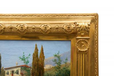 GEORGE FISCHHOF Landscape View of Naples George Fischhof Austrian 1849 1914 
