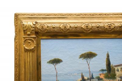 GEORGE FISCHHOF Landscape View of Naples George Fischhof Austrian 1849 1914 