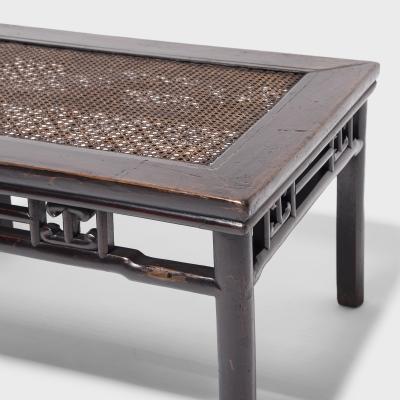 Generous Stool With Woven Top