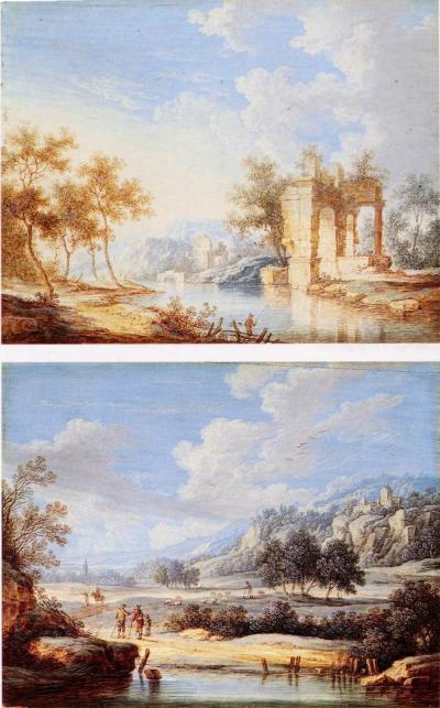 George Christoph Gottlieb River Landscapes
