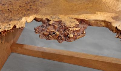 George Nakashima Sled Based Coffee Table by George Nakashima