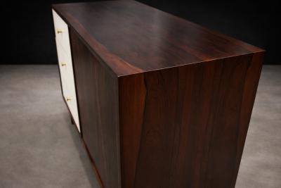Geraldo de Barros Sideboard in Rosewood Formica Geraldo de Barros for Unilabor Brazil 1950s