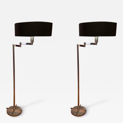 Gilbert Rohde RARE MODERNIST ART DECO FLOOR LAMPS BY GILBERT ROHDE