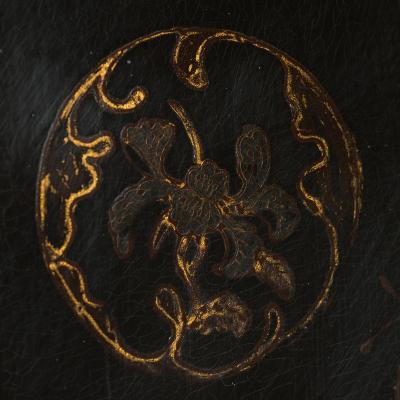 Gilt Black Lacquer Shanxi Cabinet