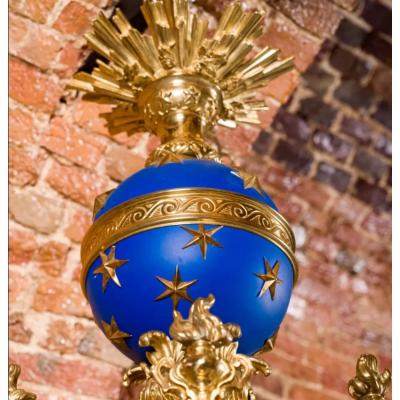 Gilt Bronze Chandelier In The Napoleon III Style France