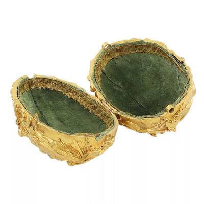 Gilt Bronze Easter Egg With Scenes Of The Passion Of Christ And The Resurrection