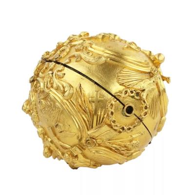 Gilt Bronze Easter Egg With Scenes Of The Passion Of Christ And The Resurrection